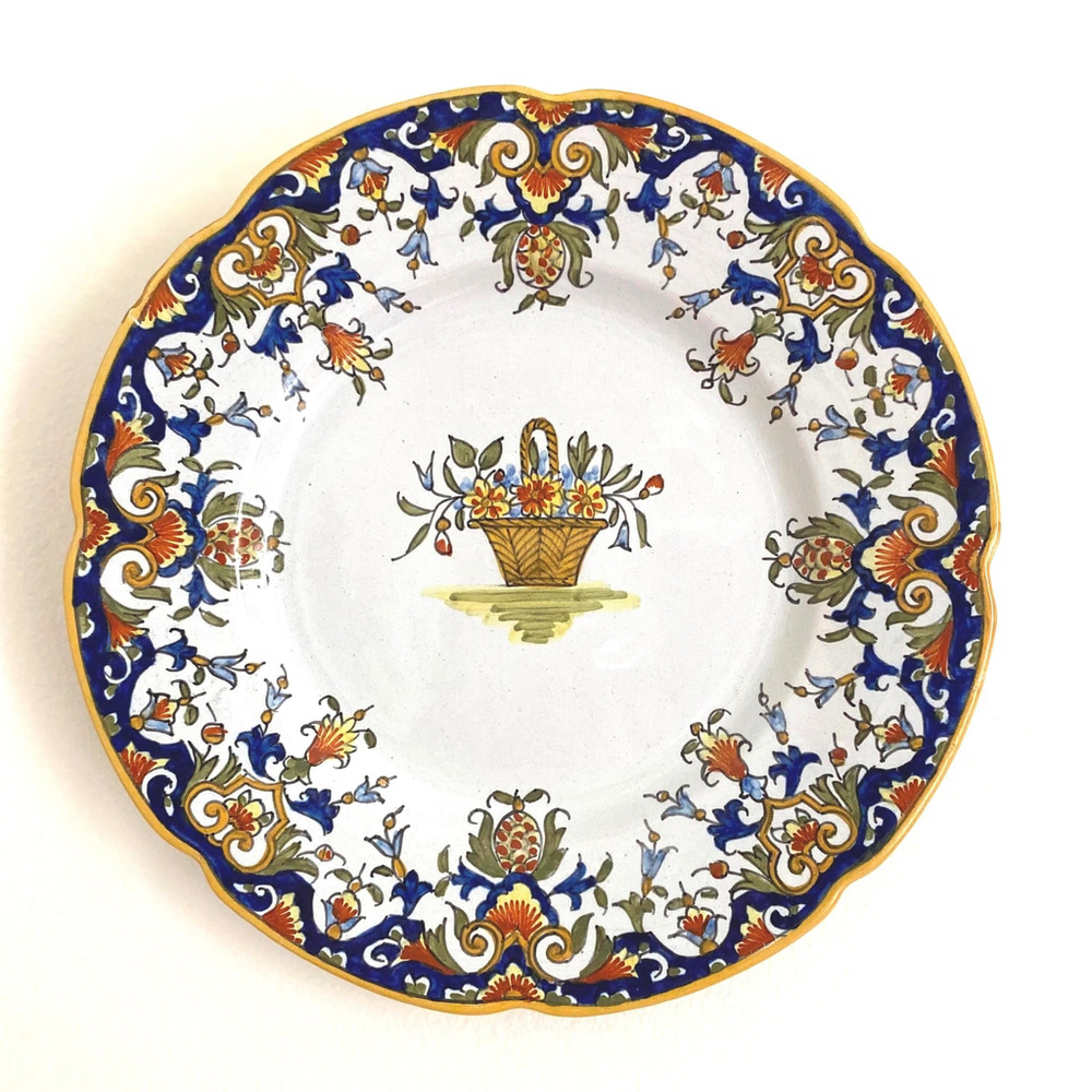 Henri Delcourt Signed and Numbered Plate, Early 1900s, 9” French Art Deco Wall P
